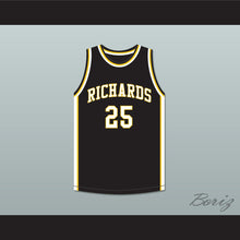 Load image into Gallery viewer, Dwyane Wade 25 Harold L. Richards High School Bulldogs Black Basketball Jersey 4