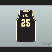 Load image into Gallery viewer, Dwyane Wade 25 Harold L. Richards High School Bulldogs Black Basketball Jersey 4