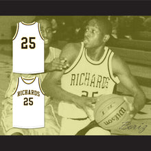Load image into Gallery viewer, Dwyane Wade 25 Harold L. Richards High School Bulldogs White Basketball Jersey 1