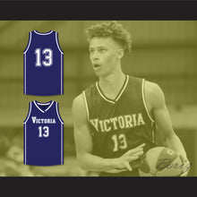 Load image into Gallery viewer, Dyson Daniels 13 Bendigo HIgh School Victoria Navy Blue Basketball Jersey 1