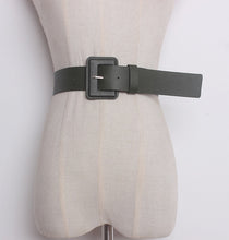 Load image into Gallery viewer, [EAM] 2020 New Summer Candy Color Pu Leather Square Buckle Brief Wide Long Belt Women Fashion Tide All-match JF482