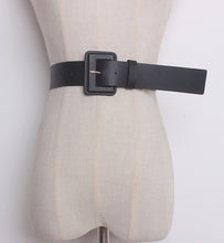 Load image into Gallery viewer, [EAM] 2020 New Summer Candy Color Pu Leather Square Buckle Brief Wide Long Belt Women Fashion Tide All-match JF482
