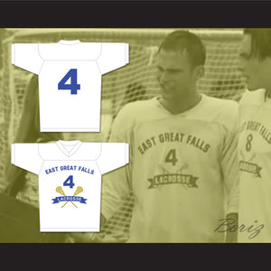 Steve Stifler 4 East Great Falls White Lacrosse Jersey