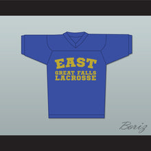 Load image into Gallery viewer, Chris Ostreicher 8 East Great Falls Blue Lacrosse Jersey