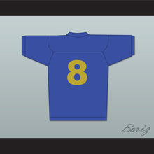 Load image into Gallery viewer, Chris Ostreicher 8 East Great Falls Blue Lacrosse Jersey