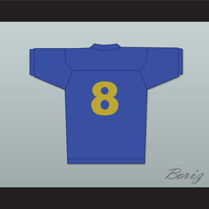 Chris Ostreicher 8 East Great Falls Blue Lacrosse Jersey