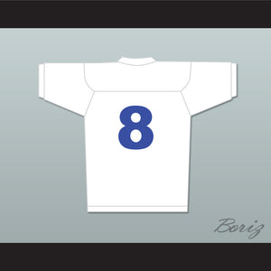 Chris "Oz" Ostreicher 8 East Great Falls White Lacrosse Jersey