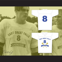 Load image into Gallery viewer, Chris &quot;Oz&quot; Ostreicher 8 East Great Falls White Lacrosse Jersey