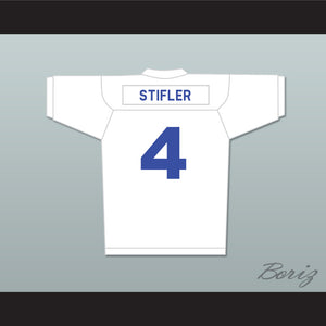 Steve Stifler 4 East Great Falls White Lacrosse Jersey