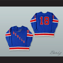 Load image into Gallery viewer, Salem Roanoke Rebels Blue Tie Down Hockey Jersey