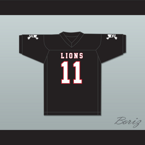 Chad Kelly 11 EMCC Lions Black Football Jersey Includes Patches