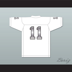 Chad Kelly 11 EMCC Lions White Alternate Football Jersey