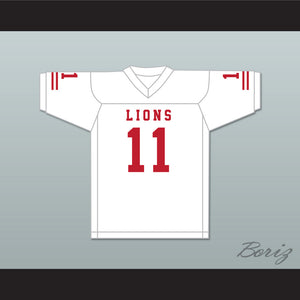 Chad Kelly 11 EMCC Lions White Football Jersey