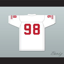 Load image into Gallery viewer, Gary McCrae 98 EMCC Lions White Football Jersey