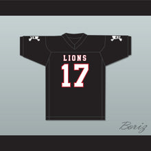 Load image into Gallery viewer, Isiah Wright 17 EMCC Lions Black Football Jersey Includes Patches