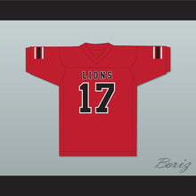 Load image into Gallery viewer, Isiah Wright 17 EMCC Lions Red Football Jersey