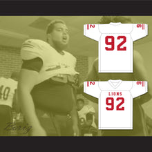 Load image into Gallery viewer, Marcel Andry 92 EMCC Lions White Football Jersey