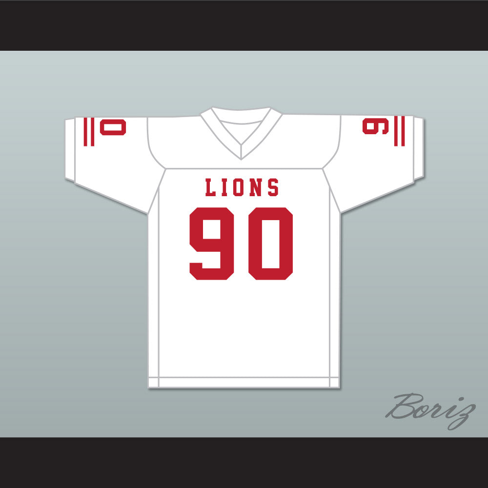 Ronald Ollie 90 EMCC Lions White Football Jersey