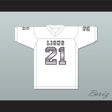 Load image into Gallery viewer, Ryan Lee 21 EMCC Lions White Alternate Football Jersey