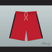 Load image into Gallery viewer, East LA Rough Riders Red Male Cheerleader Shorts