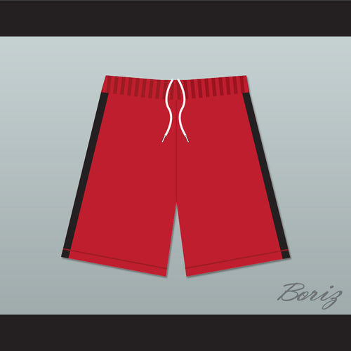 East LA Rough Riders Red Male Cheerleader Shorts