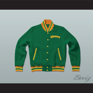 East Compton Clovers Green Varsity Letterman Jacket-Style Sweatshirt