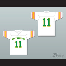 Load image into Gallery viewer, East Compton Clovers White Football Jersey