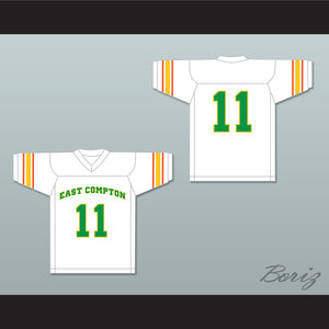 East Compton Clovers White Football Jersey