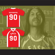 Load image into Gallery viewer, East/West College Bowl Jackmerius Tacktheritrix 90 East Football Jersey Key &amp; Peele