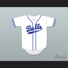 Load image into Gallery viewer, Ebby Calvin Laloosh 37 Durham Bulls Retro Button Down White Baseball Jersey