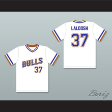 Load image into Gallery viewer, Ebby Calvin Laloosh 37 Durham Bulls White Baseball Jersey 1