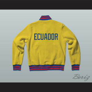 Ecuador Varsity Letterman Jacket-Style Sweatshirt