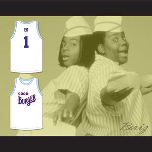 Ed 1 Good Burger White Basketball Jersey