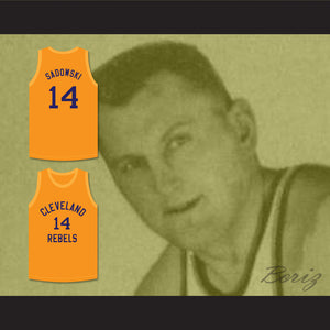 Ed Sadowski 14 Cleveland Rebels Basketball Jersey