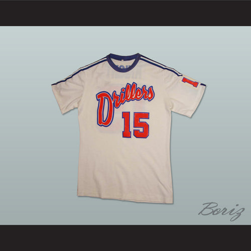Edmonton Drillers White Football Soccer Jersey