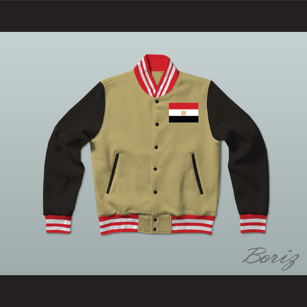 Egypt Varsity Letterman Jacket-Style Sweatshirt