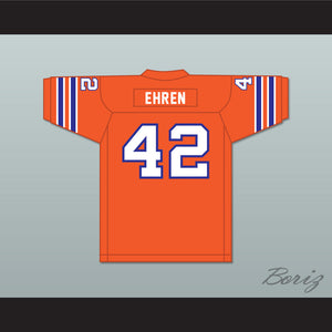 Ehren McGhehey 42 Football Follies Orange Football Jersey 2