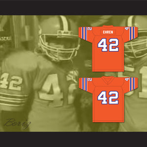 Ehren McGhehey 42 Football Follies Orange Football Jersey 2