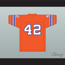 Load image into Gallery viewer, Ehren McGhehey 42 Football Follies Orange Football Jersey 1