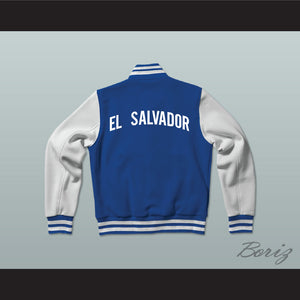 El Salvador Varsity Letterman Jacket-Style Sweatshirt