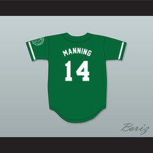 Load image into Gallery viewer, Eli Manning 14 Isidore Newman High School Green Baseball Jersey