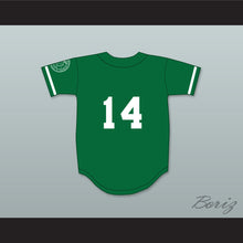Load image into Gallery viewer, Player 14 Isidore Newman High School Green Baseball Jersey