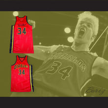 Load image into Gallery viewer, Elliot Richards 34 Diablos Red Basketball Jersey Bedazzled