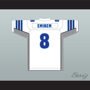 Eminem 8 We Made You White Football Jersey