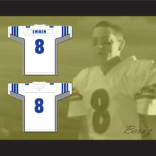 Load image into Gallery viewer, Eminem 8 We Made You White Football Jersey