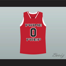 Load image into Gallery viewer, Emmanuel Mudiay 0 Prime Prep Red Basketball Jersey