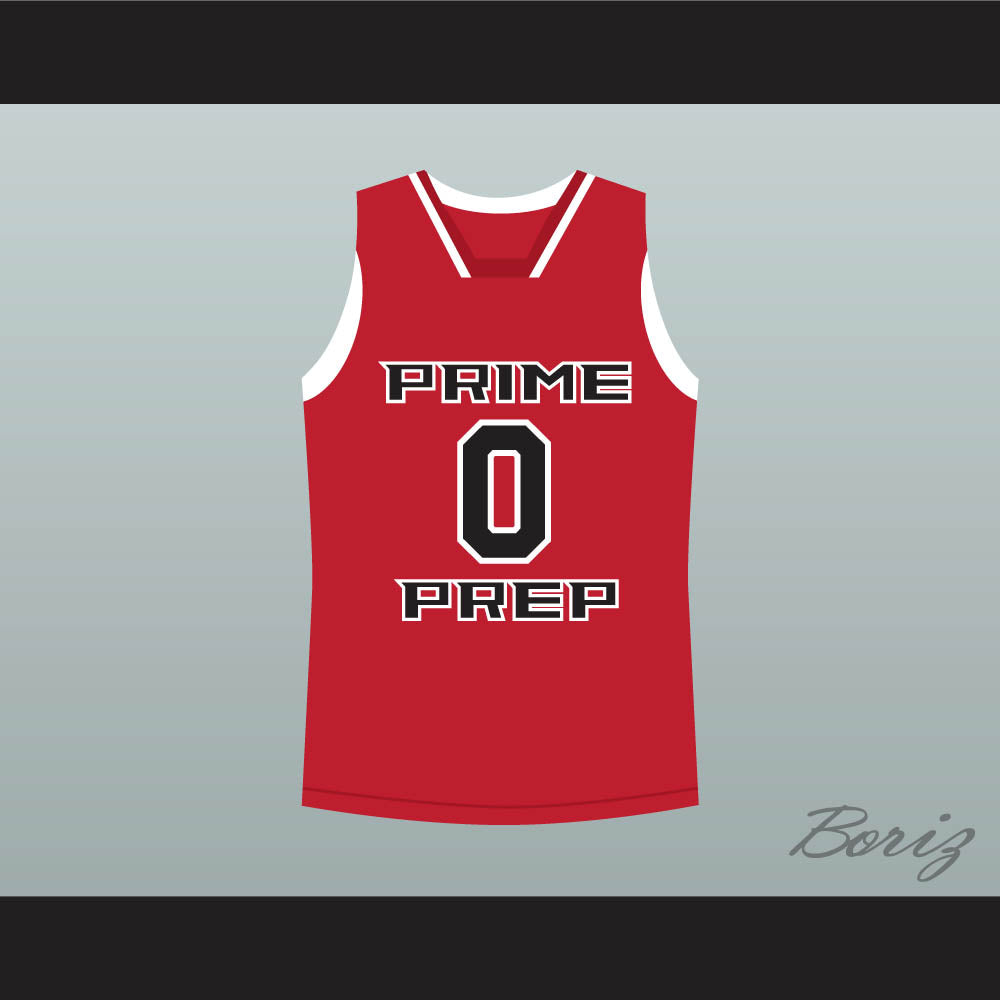 Emmanuel Mudiay 0 Prime Prep Red Basketball Jersey