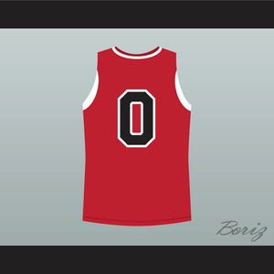 Emmanuel Mudiay 0 Prime Prep Red Basketball Jersey