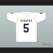 Load image into Gallery viewer, Emmit Gooden 5 Independence Community College Pirates White Football Jersey