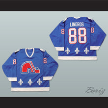 Load image into Gallery viewer, Eric Lindros 88 Quebec Nordiques Draft Hockey Jersey